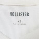 Hollister Bow Print Coquette Short Sleeve Crewneck Ribbed T-Shirt XS Coquette Photo 5