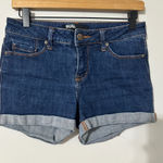 BDG URBAN OUTFITTERS denim shorts size 4 blue cuffed hem cotton spandex SIZE 4 Photo 0