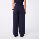 FIGS Ultra High Rise Shelby Wide Leg Scrub Pants in Navy, Size Medium Photo 8