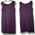 R&K Originals Vintage Plum Purple Velour Long Button Blazer Jacket & Midi Dress Size 10 Photo 2