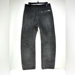 Alexander Wang Hotfix Crystal Moto Jeans Pants Black Crackle Grey 28 NWT Photo 2