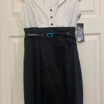 Sequin Hearts 2 in 1 Size 9 Business Black & White Dress. 2834 Photo 0