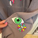 Lauren Moshi  Gray Hoodie with Colorful Accents Photo 3
