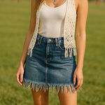 Black Label  Denim Mini-Skirt S‎ Photo 0