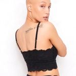 Free People We Are Hah x  Smarty Classic Black Lace Bralette NEW Size XS Photo 8