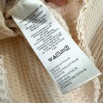 Free People  Cardiff Waffle Knit Hoodie Pullover Top Size Medium Photo 6