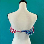 BP New with tags Nordstrom  American flag red white and blue bikini top Photo 1