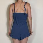 PINK - Victoria's Secret Laurel and Love PINK Blue Romper Size Medium NWT! Photo 2
