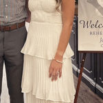 Lulus White Midi Dress Photo 0