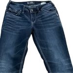 Silver Jeans  Suki‎ fluid denim size 28 dark wash embroidered Photo 1
