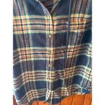 American Eagle  Hooded Flannel Button Down Size‎ XS Photo 2