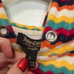 Juicy Couture  Black Label Multicolor Velour Zip Up Track Jacket Size Small Photo 1