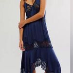 Free People NWT  Intimately Womens Dress Blue Sunsetter Maxi Slip Size Medium Photo 0