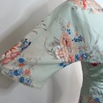 Moda International Silk Corset Blouse Green Photo 2