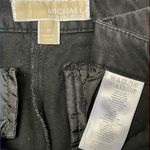 MICHAEL Michael Kors Skinny Black Pants with Gold Tone Hardware Photo 8