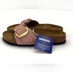 Birkenstock  Madrid Big Buckle Women's Size EU38 Pink Leather Sandals Narrow Photo 5