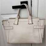 Coach Swagger 20 Pebble Leather Satchel Handbag Purse Ivory Photo 3