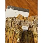 Jaclyn Smith  Beaded Boho Blouse Small Yellow Brown 3/4 Sleeve Top Shirt S Photo 10