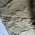 Alice + Olivia  Josie 100% Silk Blouson dress small olive green Photo 6