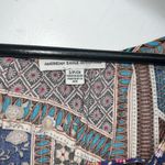 American Eagle Womens Boho Top Size S Short Flutter Sleeve Boxy Crop Tassel Tie Photo 3