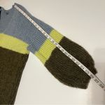 Aerie  Oversized chunky knit Cardigan, colorblock, mohair and wool blend, sz S/XS Photo 4