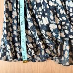 Ba&sh Lisi Pleated Printed Crepe Maxi Dress Floral Long Sleeves Size Medium 1977 Photo 11