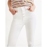 Madewell  High Rise Skinny Jeans Size 35 Petite US 20 White NWT Step Frayed Hem Photo 1