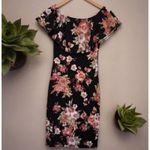 Lovely Cecy Floral Ruffle Top Stretchy‎ Dress Juniors Size L Large Photo 1