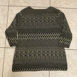 Chico's Chico’s Sparkle Gold-Thread Top – 3/4 Sleeve, Size 1 /S Photo 9