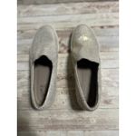 Naturalizer  Slip On Sneakers Gold Foiled Women's Size 9M Shoes Leather Metallic Photo 3