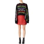 Opening Ceremony Destination Hand Knit Crewneck Printed Sweater Size XS $350 Photo 2