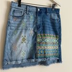 Hydraulic Soho High Rise Denim Skirt Vintage Southwestern Y2K size 10 Photo 2