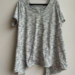 Lululemon  Back In Action Short Sleeve Tiger Space Dye Black White Size 6? 8? Photo 0