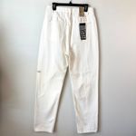 Ksubi Playback Blanc Sliced Jeans Size 32 White Super High Rise Relaxed Leg Photo 5