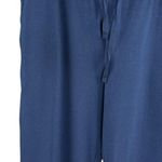 Denim & Co . Active Duo Stretch Full-Length Drawcord Pant Navy Large Photo 2