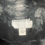 Evereve Marrakech Tie Dye Amber‎ Moto Jacket Black Gray Size Medium Photo 11