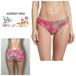Johnny Was New.  floral bikini bottom. Small. Retails $88 Photo 1