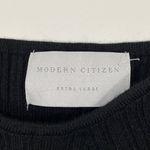 Modern Citizen NEW Hera Shrug Cutout Black Wool-Blend Sweetheart Sweater Size XL Photo 3