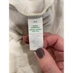 Aerie  Sherpa Patchwork Hoodie Size Medium Ivory color Photo 7