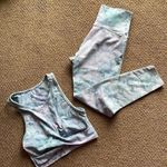 Electric & Rose Women’s Blue/Purple Sports Bra & Leggings Set Photo 0