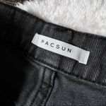 PacSun  Black Distressed High Rise Straight Black Jeans Photo 10