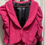 beautiful fuchsia jacket very versatile for different outfits formal and casual Size XXL Photo 0