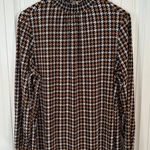 Anne Klein Ann Klein Houndstooth Print‎ Blouse Size XL Photo 0