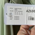 Azazie  Charlize Dusty Sage Dress Women's Size A-4 Photo 3