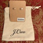 J.Crew New orange  stud flower earrings🦊🦊🦊 Photo 2