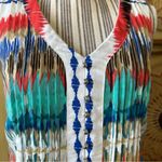 Rabbit Designs Aztec Tribal Colorful Midi Dress Size 6 Photo 5