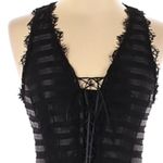 Nanette Lepore black eyelash burnout Dress Photo 4