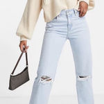 Levi's  Low Pro Straight Jeans Distressed Size 27 Photo 0