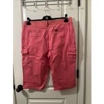 Lee  Flex-To-Go Skimmer Capri Pants Womens 18 Medium Coral Mid Rise Cargo Pants Photo 9