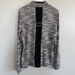 EP New York Longsleeve 1/4 Zip Pullover Golf Shirt Woman’s Size L Space Dye Black Size L Photo 4